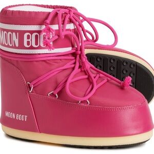 MOON BOOT Icon Low Nylon Lace-Up Snow Boots